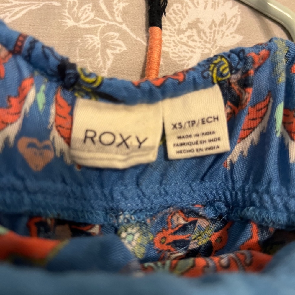 Roxy Maxi Dress Blue W Patterns - image 4